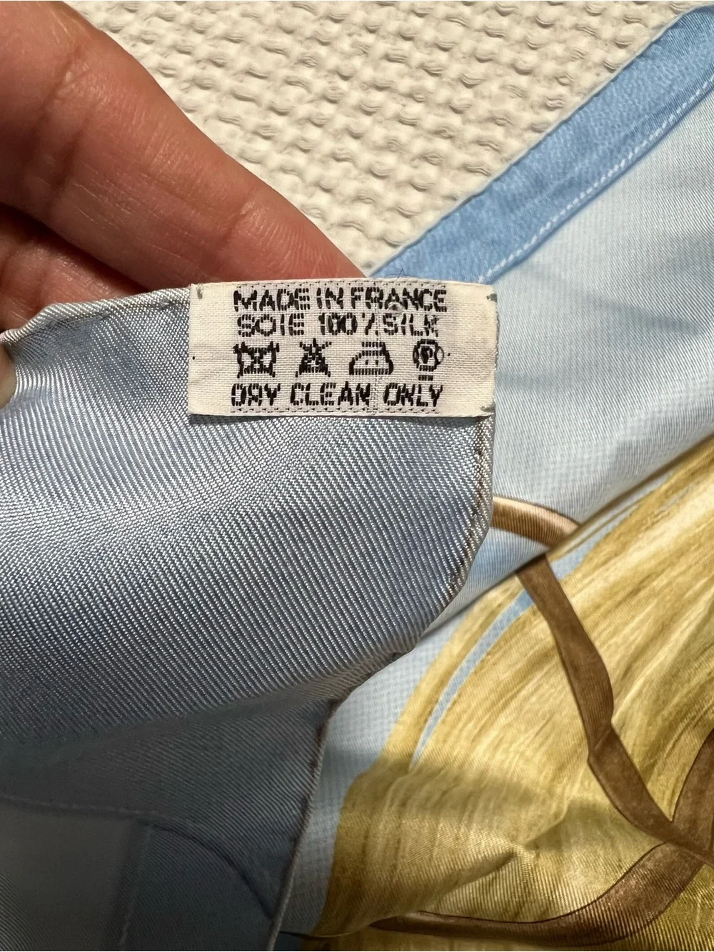 Hermès Projets Carrés Silk Twill Scarf